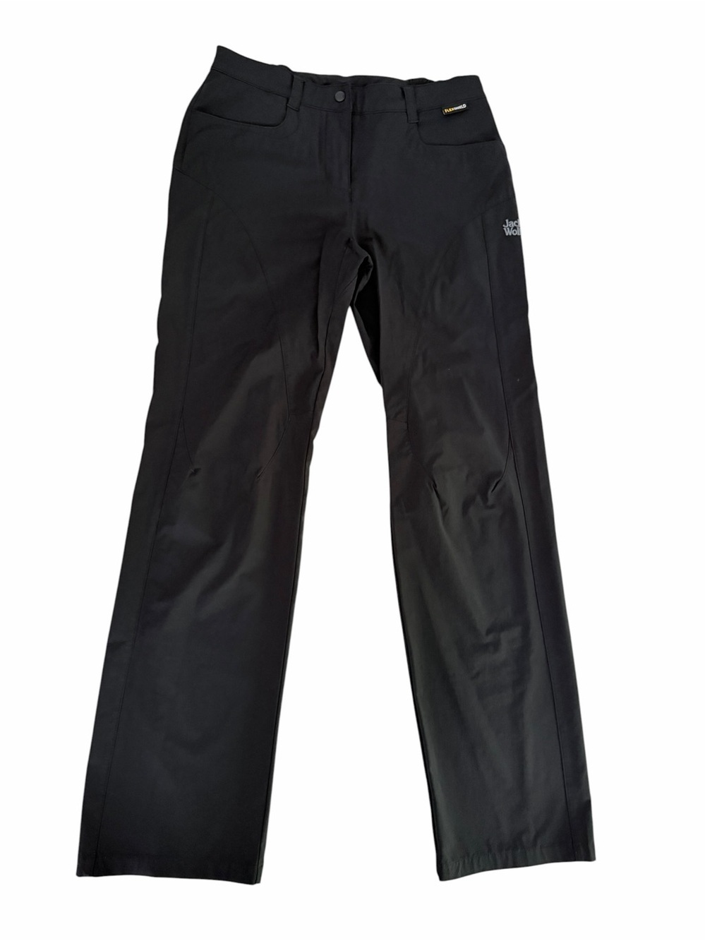 JACK WOLFSKIN Black UV Shield Hiking Outdoor Stretch Pants size S